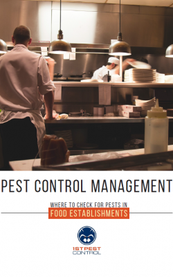 Pest Control Management Guide for food establishments