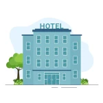 hotel-illustration Cockroach control for hotels, motels and AirBnB